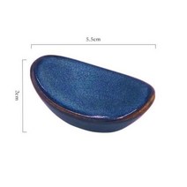 수저받침대 100 개 베개 모양 레트로 세라믹 젓가락 휴식 랙 숟가락 홀더 DIY 홈 테이블 펜, 7