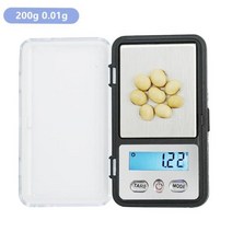 식품저울 이동식저울 보석 저울 무게 다이아몬드 주방 디지털 포켓 미니 욕실 100g200g300g500g1000g 0.01g 0.1g, 200g 0.01g 2, 없음