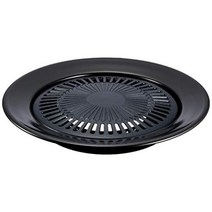 PEARL METAL 플루오린 수지 가공 야키니 쿠 그릴 30cm H-1904 라운드, 1개, 상품명참조