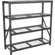 Ironton 산업용 강철 와이어 선반 - 72in.Wx 24in.Dx 72in.H 4 3750-Lb. 총 용량