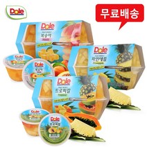 돌 후룻볼(4개입)x3팩(복숭아1＋파인1＋트로피칼1)무배