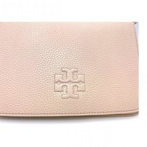 토리버치 Tory Burch THEA 55371 SWEET MELON 핑크 가죽 체인 여성 크로스바디 클러치 핸드백