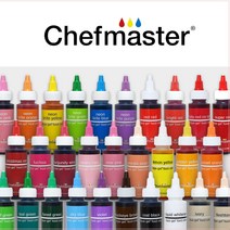 아이스크림색소 제과제빵색소 제과색소 미국정품 쉐프마스터 65g 27종 셰프마스터, 브라이트 레드 65g