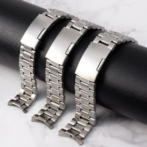 쥬골드 메탈 시계줄 3연줄 날개형 18mm 20mm 22mm 고급 메탈밴드