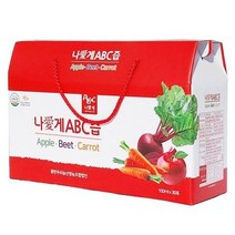 프리미엄 ABC즙(사과+레드비트+당근) 혼합 건강즙 100ml 30팩/60팩/90팩/120팩, 제주산 레드비트즙(105ml) 50팩