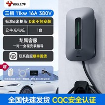 테슬라 전기차 휴대용 충전기 어댑터 Bull Tesla 파일 건 BYD 전기 자동차 범용 고속 11kw 고속, 삼상 전기 380v 11kw 충전 더미 1 세트, 1개