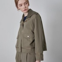 올리비아로렌 NC06 니트카라 숏점퍼 VVP CLYF 8171