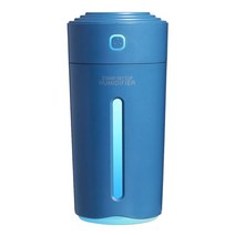 공기청정기 소형 대형 환기 원룸 사무실 가정용 Color Cup Essential Oil Aromatherapy LED Light Air Puri, 01 blue