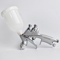 무선고압청소용물총 미니 H-921 중력 스프레이 건 HVLP 에어 1.0mm 250CC 컵 전문 자동 도구, 한개옵션0