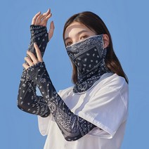 영결무람 귀걸이 목토시 팔토시 세트, 블랙