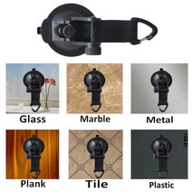 자동차 어닝 4x 흡입 컵 앵커 고정 후크 타이 다운 캠핑 방수포 자동차 사이드 천막, 한개옵션0