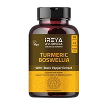 Ireya Ayurveda 강황 보스웰리아 추출물 커큐민 바이오핀 90캡슐