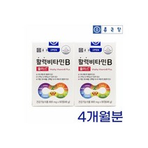 활성 비타민B군 종합 영양제 B1 B2 B5 B6 B7 B12 비군