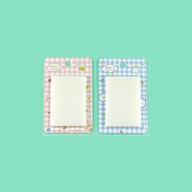 투명 메모지 50매 학생 스티커 사무용품 75mmx50mm 점착메모지 메모장 노트 오피스용품 학생 반투명