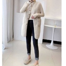 레이어드 조끼아우터 데일리 헤비다운 골프스윙 방상