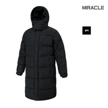 미라클 MR3 남자 여자 헤비 웰론 롱패딩 겨울 방한코트 과잠바 소량 단체제작 돕바 BK