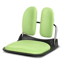 체어포커스 듀얼폴더 DF-925 접이식 좌식의자 메쉬, 그린