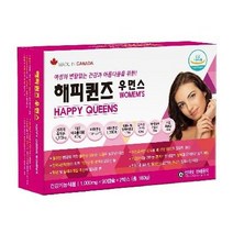 해피퀸즈 우먼스 90캡슐x2개(3개월) / 보라지종자유 콜라겐 석류 대두 레드클로버 비타민D