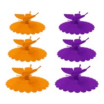 머그잔.머그컵.귀여운머그컵새로운 귀여운 실리콘 나비 핸들 레이스 꽃 머그 커버 인감 차, 조합 f