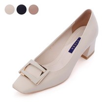 [AK PLAZA] [세라] SAERA S20P003 흑 아이보리 여성 펌프스 5CM