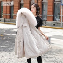 패딩 점퍼 2023 겨울 램스울 여성 루즈핏 코트 2B339