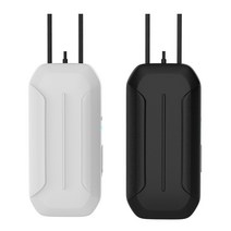 2 PC 개인 웨어러블 미니 휴대용 580mAh 배터리 2 천만 마리의 음이온 매달려 목 공기 청정기, 검정, 흰색, 하나