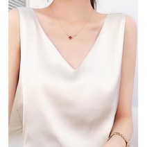 실크 나시 정장 자켓 민소매 블라우스 레이어드 티셔츠 슬리브리스