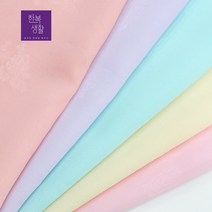 [한복생활]솜사탕가게 고은견/한복원단/겉감/치마감/깨끼/고급원단/44인치/광폭, 복숭아맛
