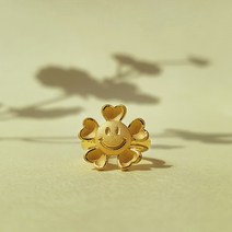 스마일 코스모스 순금 백일반지 아기 돌반지 돌선물
