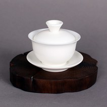 백자 고급 아이보리 개완 100ml (SY-14), 1개