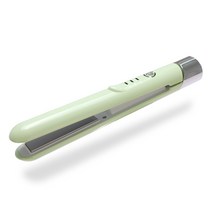 HAVE& U 미니 무선 고데기 휴대용 뿌리볼륨 매직기, 민트