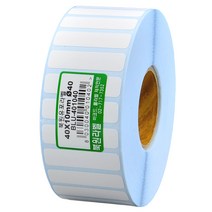 북원라벨 유포지 40X10mm 지관40mm 롤라벨 유포라벨 BLU-401040