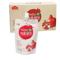 에덴식품 석류즙(120ml 15포) 석류쥬스 고흥석류 하루한번 석류생각, 15포, 120ml