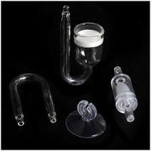 물멍 관상어 4 in 1 수족관 U-Tubes Suckers CO2 확산 체크 밸브 이산화탄소 반응기 조절기 Fish Tank Live Plant Atomizer, as the picture shows