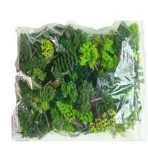 다이캐스트 주차장 자동차모형 토미카 디오라마 전시30 개몫 모델 녹색 나무 혼합 281, 5bags 30pcs 나무