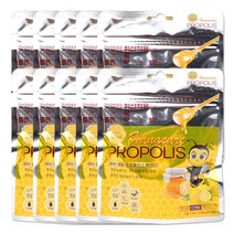 레몬 페퍼민트 도라지 로얄 프로폴리스 목캔디 12정, 레몬 10개