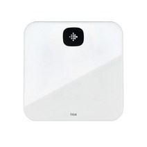 Fitbit Aria Air 블루투스 디지털 및 BMI 스마트 체중계 화이트, 1 Count (Pack of 1), White, White