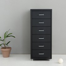 마켓비 FIHA 6단 서랍장, 블랙