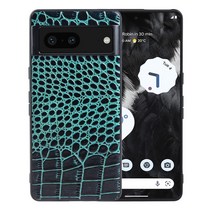 레트로케이스 Google Pixel 7 7Pro 6A 5 용 리얼 프리미엄 정품 가죽 휴대폰 케이스 하우징 뒷면 커버, 01 For Google Pixel 7, 05 Green