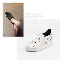 티투알 T2R 7cm키높이 수제화 펀칭슬립온 시에나 W124 블랙 아이보리 화이트