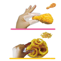 두손가락장갑 핑거랩 기름진음식 도넛 일회용 핑거냅 손가락 비닐장갑 집게 야식 위생장갑, 핑거넵 100매