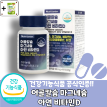 건강기능식품 인칼슘앱솔브 어골칼슘 앤 마그네슘 잇몸영양 뼈건강, 60정, 5개