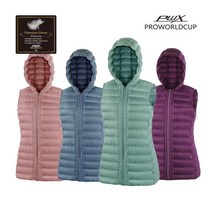 세상에 이런일이.프로월드컵 여성 오리털 베스트 70% 대박세일/여성 경량 후드 덕다운 베스트 패딩조끼(Q420-6671-74)