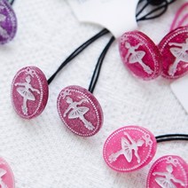 벨라걸즈 유아동 헤어악세사리 유아 아동 머리끈 헤어끈 발레리나 방울 한쌍