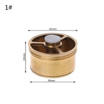 측구수로관 사각 원형 수로관 뚜껑 황동 바닥 배수 탈취제 밸브 냄새 방지 배수 코어, 1