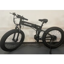 전기 자전거 접이식 오프로드 산악 모터 듀얼 경량 미니유압 브레이크 전기 자전거 접이식, 검은색, 1000w 모터, 12.8a 배터리 1개