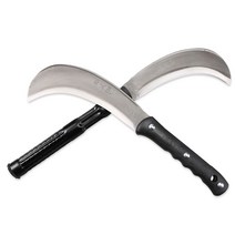 왼손낫 농업 텃밭 야외 농기구, 60° 이상, 어두운 회색, 22cm, 1개