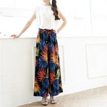 바닐라나인 아리아 9부 세상편한 저지 쿨원단 밴딩 와이드팬츠