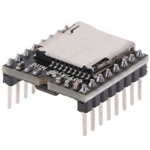 미니 mp3 플레이어 모듈 tf 카드 u 디스크 미니 mp3 플레이어 오디오 음성 모듈 보드 arduino df play 도매, 없음