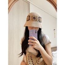 (DIY) 모티브버킷햇 패키지 뜨개모자 만들기 코바늘 뜨개키트, 베이지